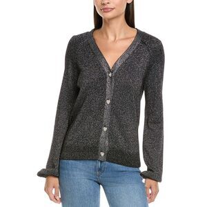 Maison Heritage Womens  Billie Wool & Cashmere-Blend Cardigan, Black